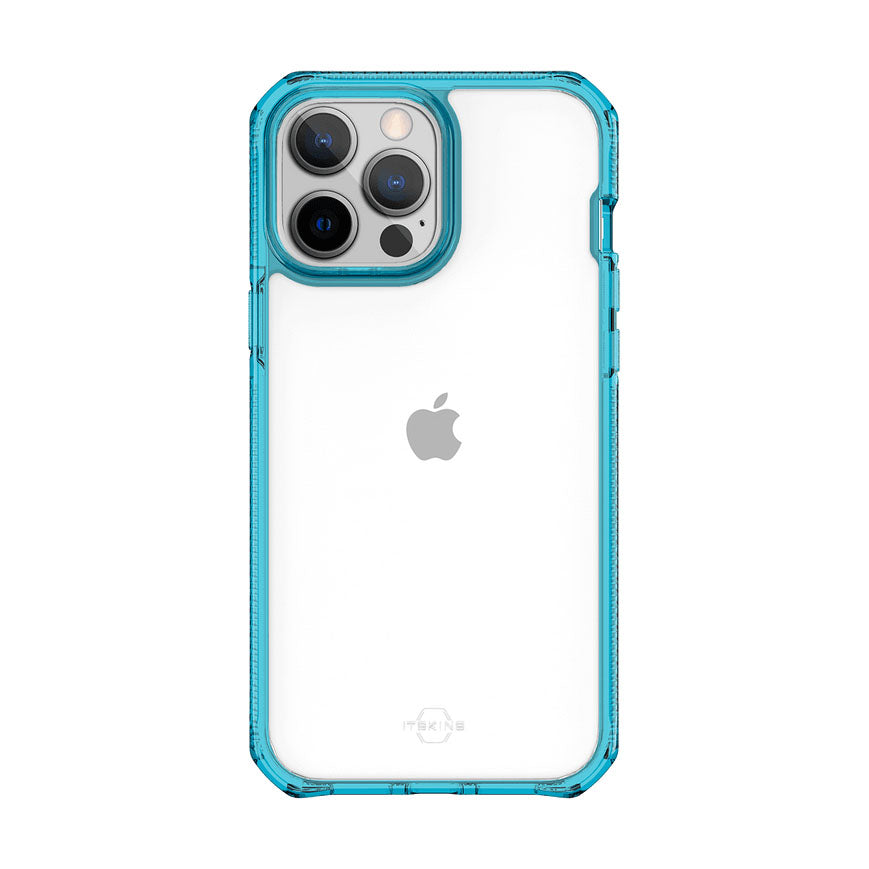 ITSKINS - iPhone 13 Pro - Carcasa SUPREME CLEAR - light blue and transparent