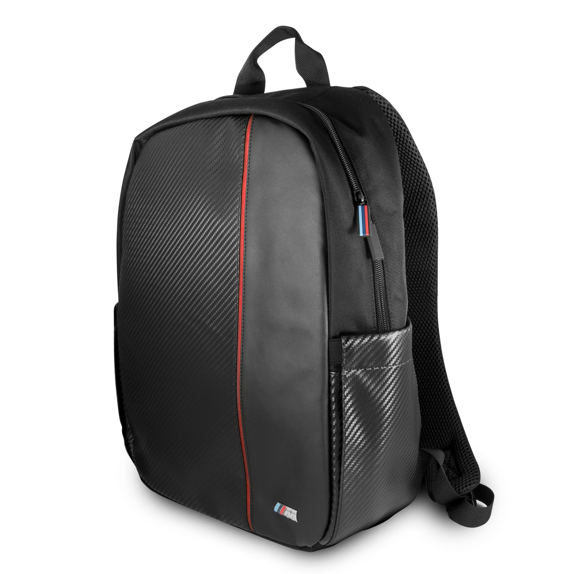 BMW - Mochila Compact Computer Backpack Carbon & PU Red Stripe 15 inch