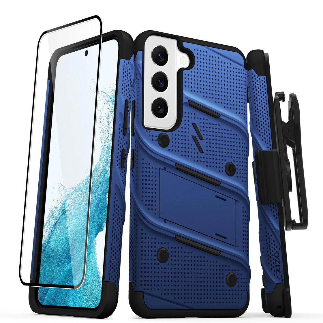 ZIZO - Galaxy S22 - Carcasa Bolt - Blue