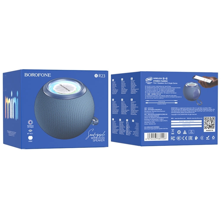 Borofone - BR23 Sound ripple sports BT speaker - azul