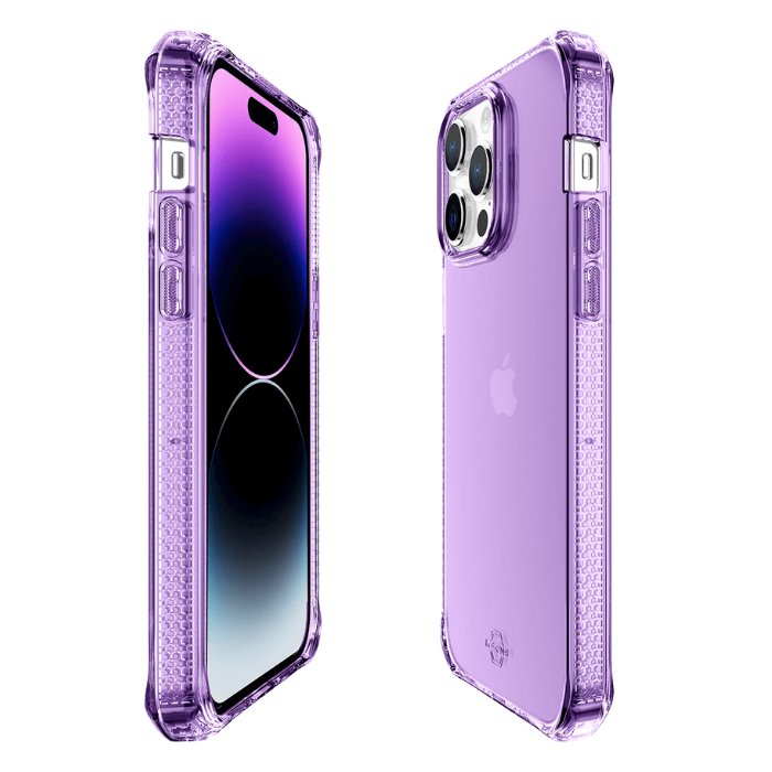 ITSKINS - iPhone 14 Pro ( 6.1") - Carcasa SPECTRUM R // CLEAR - Light Purple