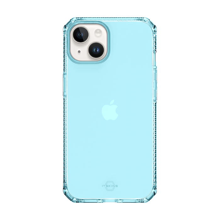 ITSKINS - iPhone 14 / 13 ( 6.1") - Carcasa SPECTRUM R // CLEAR - Light Blue