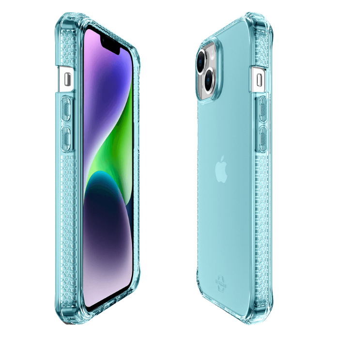 ITSKINS - iPhone 14 / 13 ( 6.1") - Carcasa SPECTRUM R // CLEAR - Light Blue