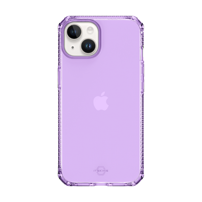 ITSKINS - iPhone 14 / 13 ( 6.1") - Carcasa SPECTRUM R // CLEAR - Light Purple