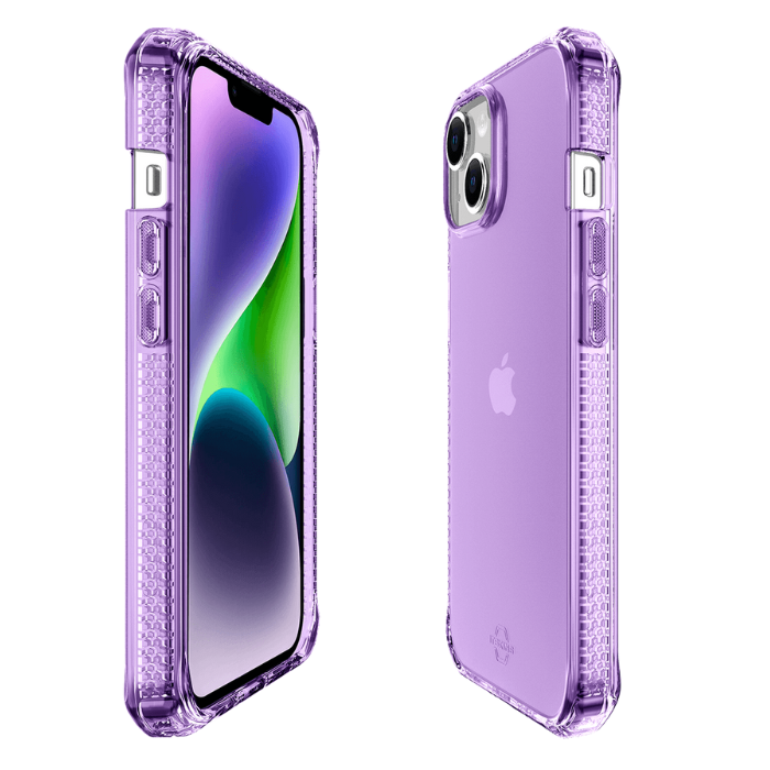 ITSKINS - iPhone 14 / 13 ( 6.1") - Carcasa SPECTRUM R // CLEAR - Light Purple