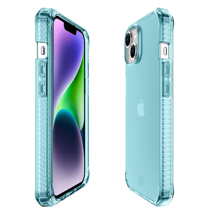 ITSKINS - iPhone 14 Plus ( 6.7") - Carcasa SPECTRUM R // CLEAR - Light Blue