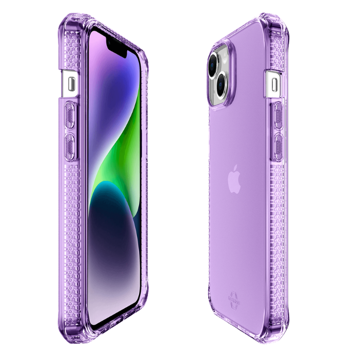 ITSKINS - iPhone 14 Plus ( 6.7") - Carcasa SPECTRUM R // CLEAR - Light Purple