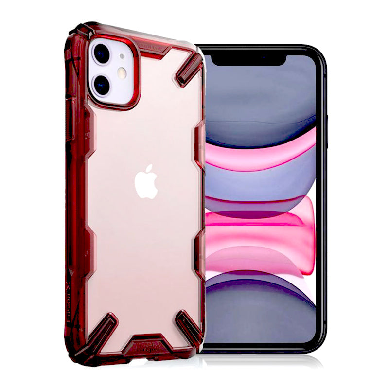 Ringke - iPhone 11 - Carcasa FUSION X - Color RUBY RED