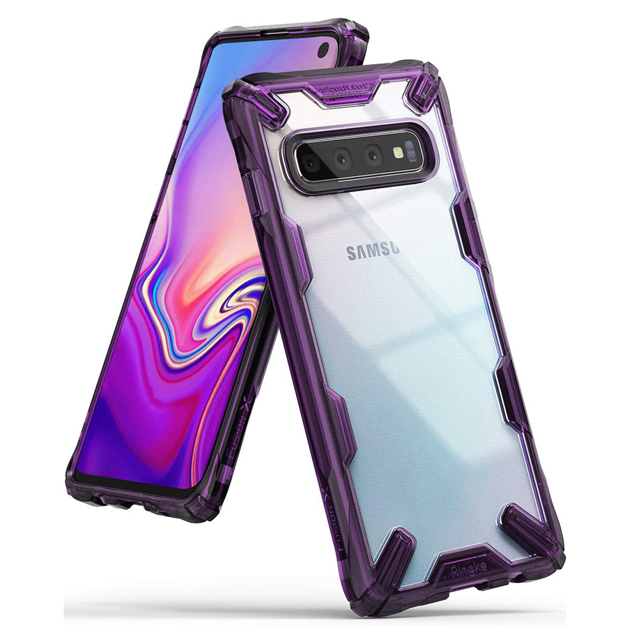 Ringke - Galaxy S10 - Carcasa Fusion X - Purpura