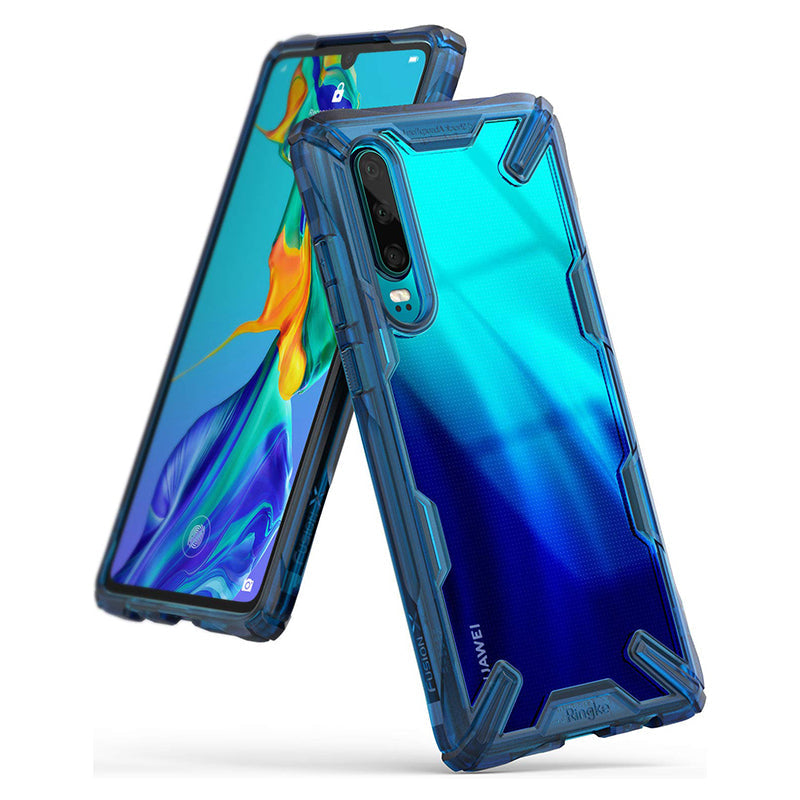 Ringke - P30 - Carcasa FUSION X - Color SPACE BLUE