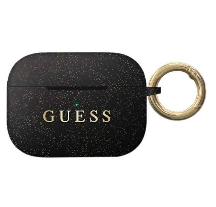 Guess - Airpods PRO - Carcasa Cover Ring Silicone - Black