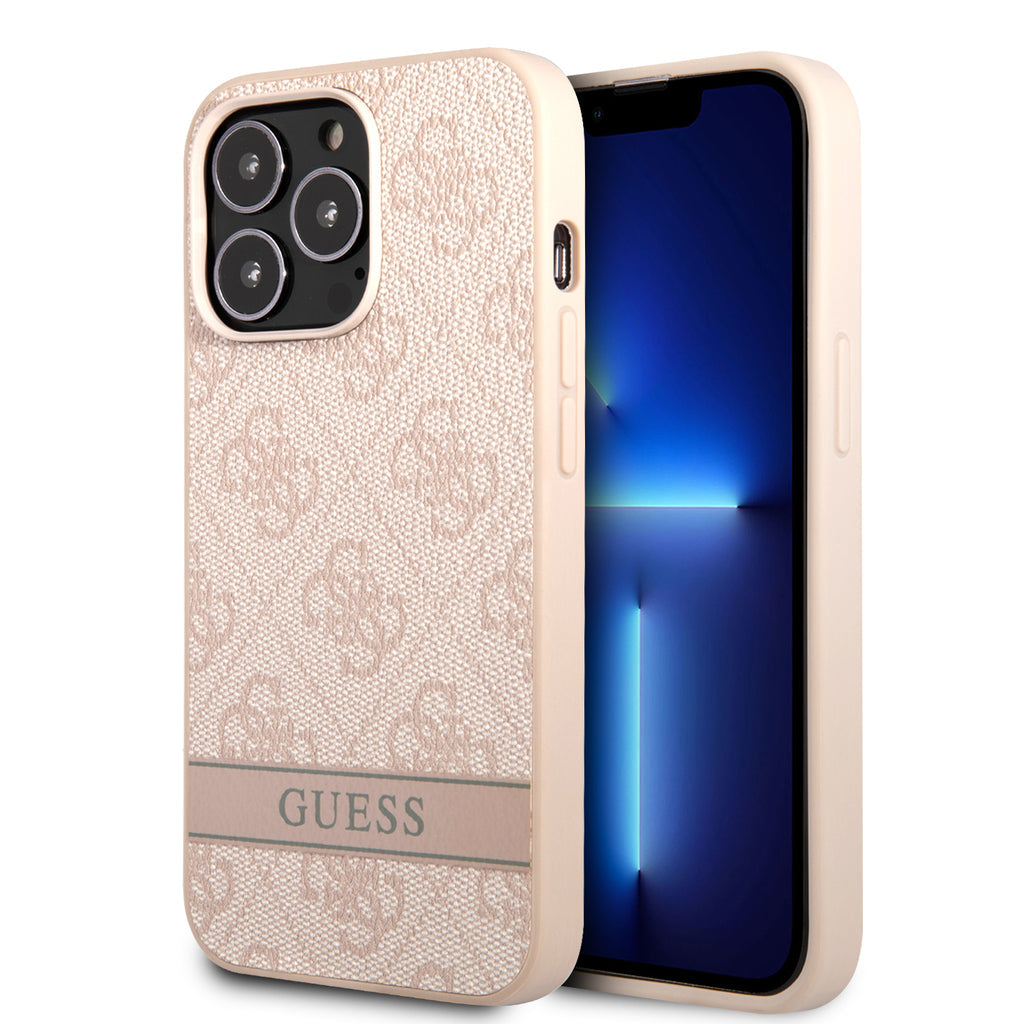 Guess - iPhone 13 Pro Max - Carcasa 4G Striple - Pink