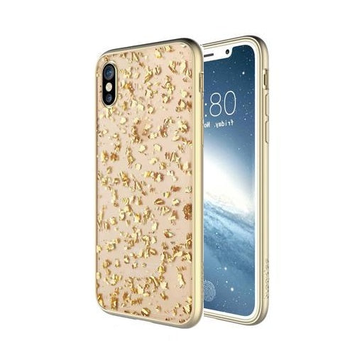 Prodigee - iPhone X / iPhone XS - Carcasa Treasure Case - Dorado