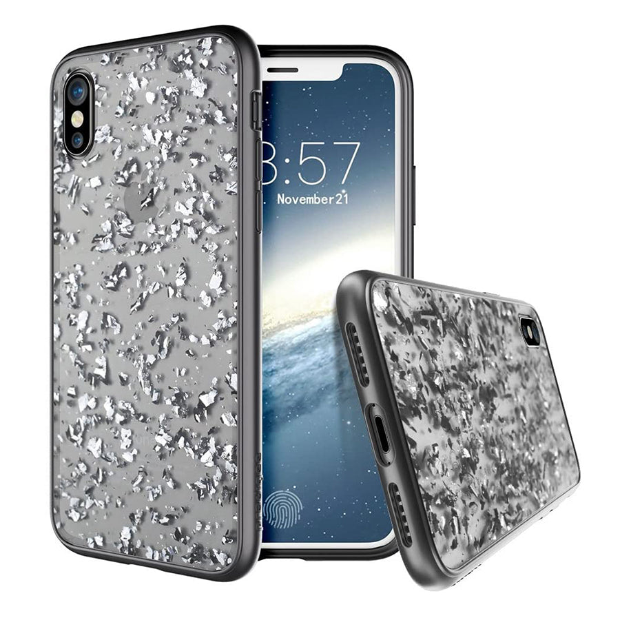 Prodigee - iPhone X / iPhone XS - Carcasa Treasure Case - Platino