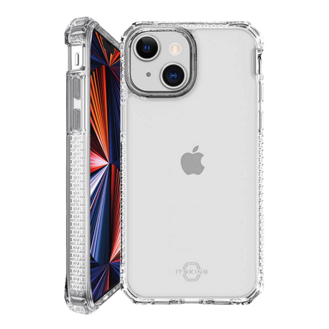 ITSKINS - iPhone 13 - Carcasa HYBRID CLEAR - Transparent