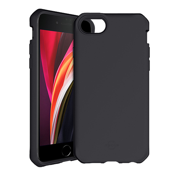 ITSKINS - iPhone SE / 8 / 7 - Carcasa SPECTRUM SOLID - plain black