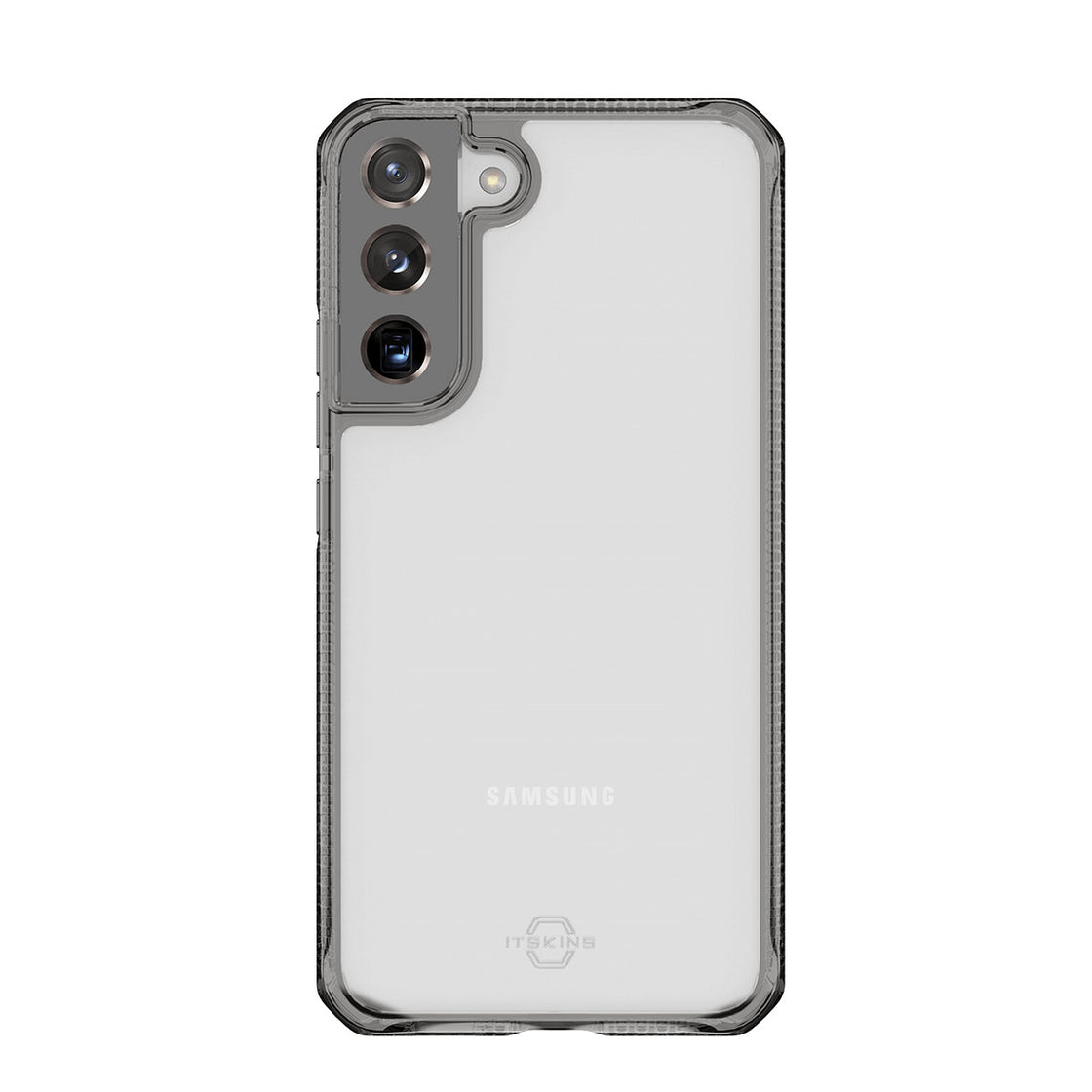 ITSKINS - Galaxy S22 - Carcasa HYBRID CLEAR - Black and Transparent