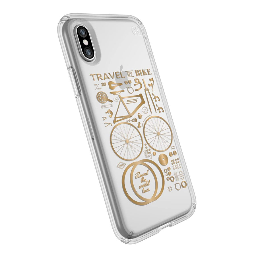 Speck - iPhone X/XS - Carcasa Presidio - Citybike Metallic