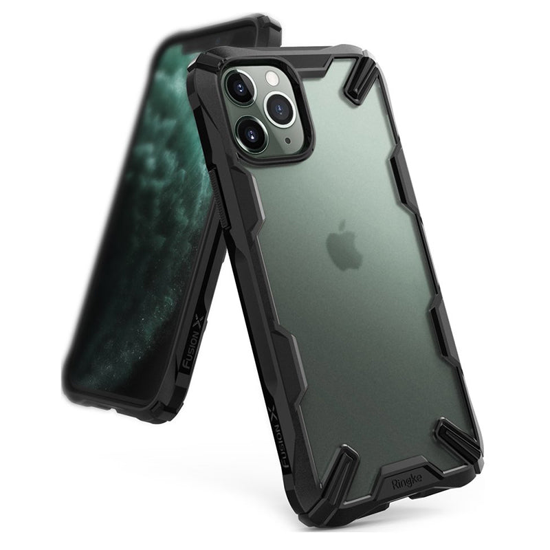 Ringke - iPhone 11 Pro Max - Carcasa FUSION X - Color BLACK