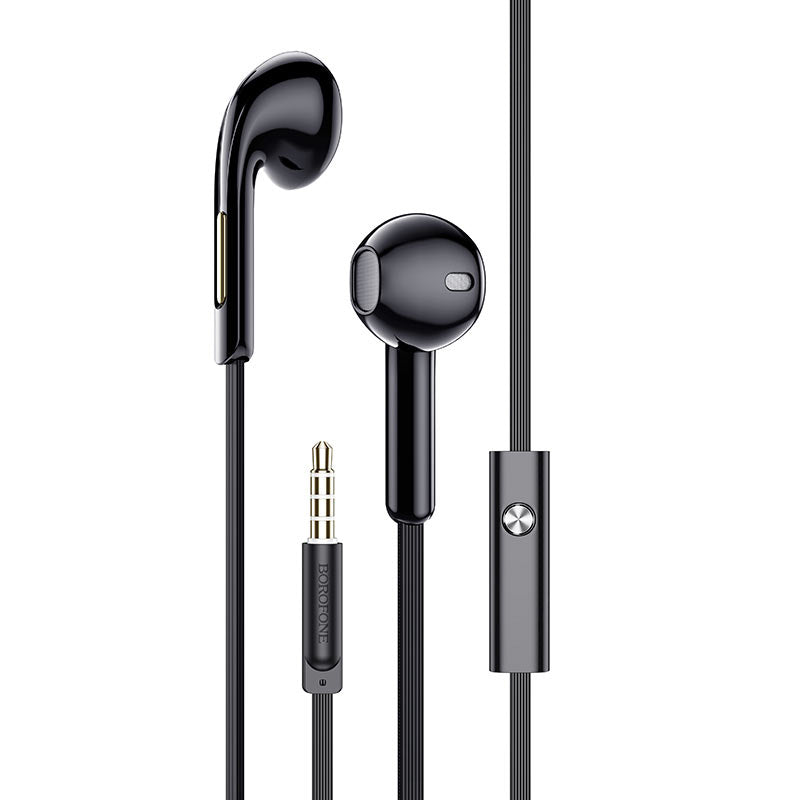 Borofone - BM55 Sonido universal earphones with microphone - Negro