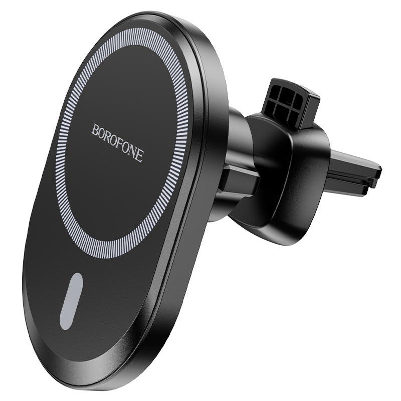 Borofone - BH201 magnetic wireless fast charging car holder - negro