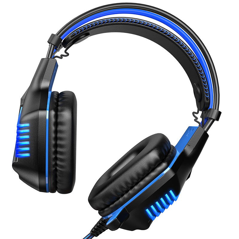 Borofone - BO101 Racing gaming headphones - blue