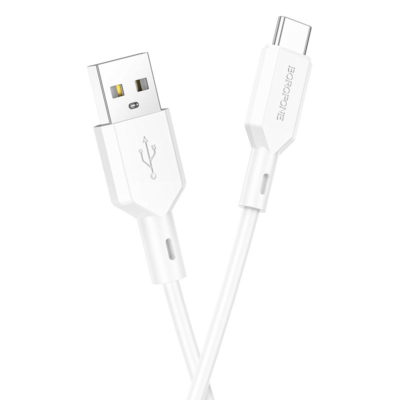 Borofone - BX70 iP PD charging data cable - blanco