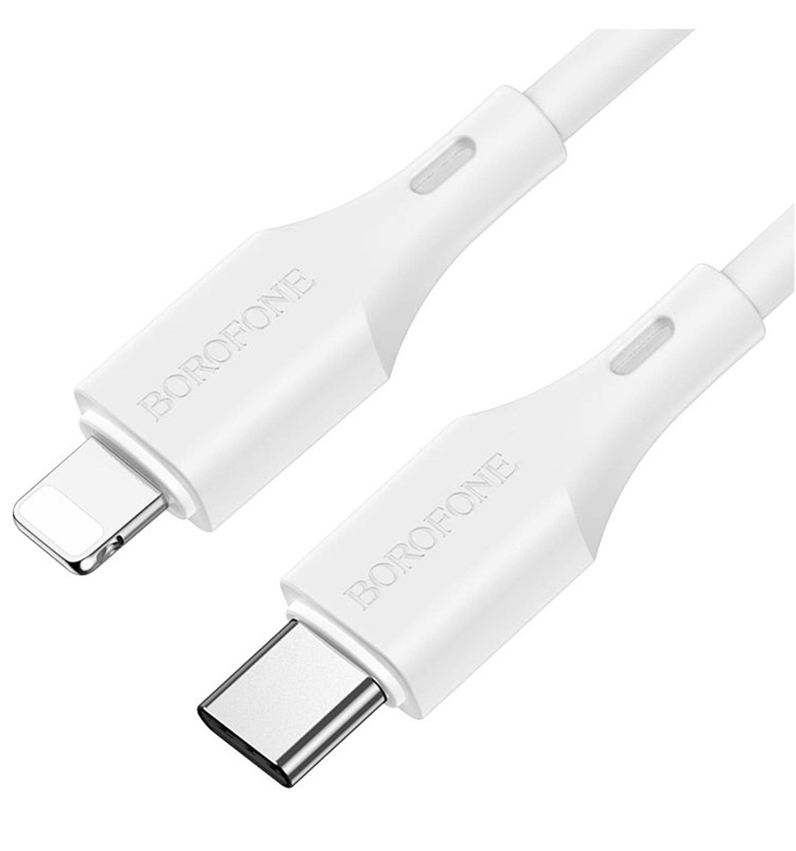 Borofone - BX49 Cool PD charging data cable for iP - blanco