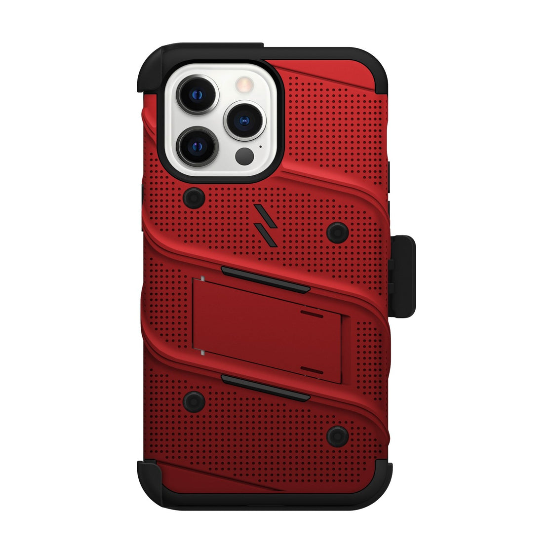 ZIZO - iPhone 14 Pro Max (6.7) - BOLT Bundle Case - Red