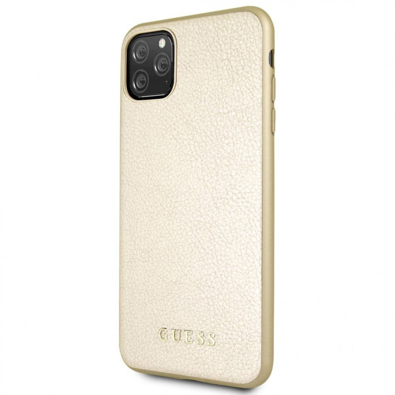 Guess - iPhone 11 Pro Max - Carcasa Iridescent Collection - Gold