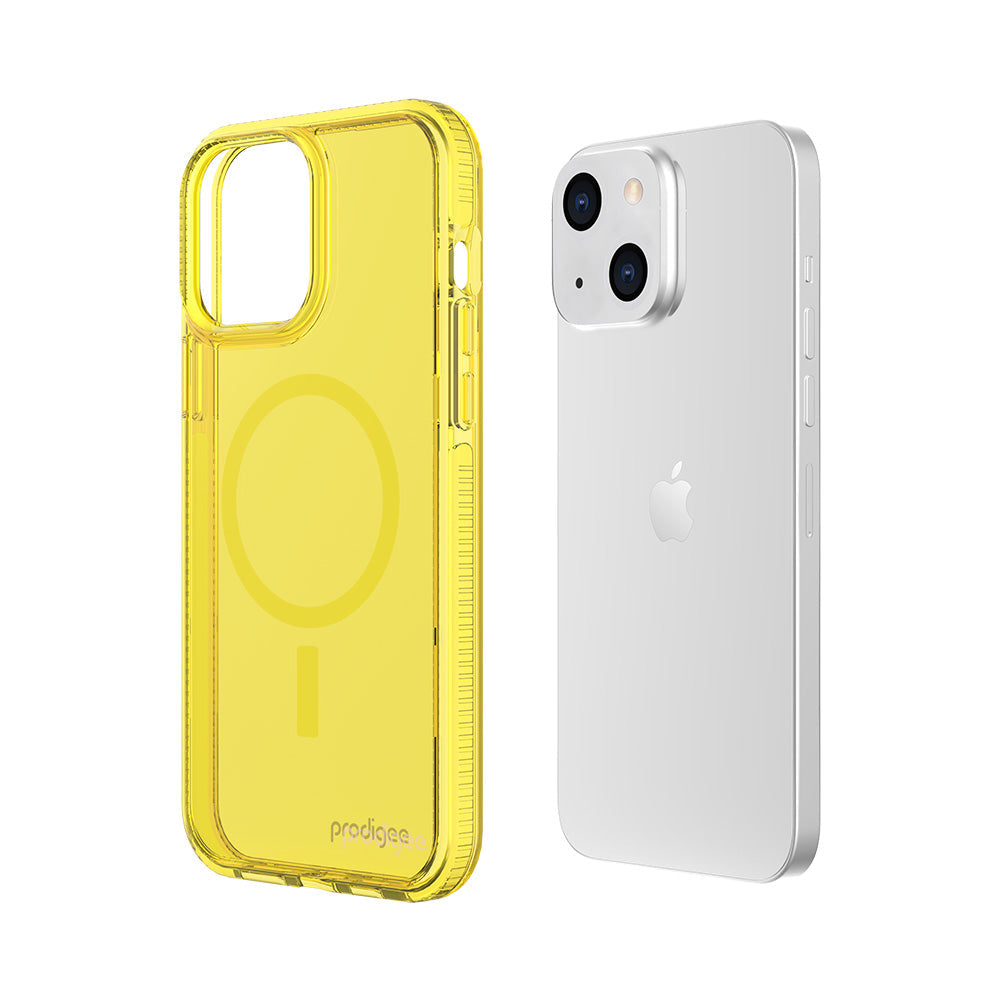 Prodigee - iPhone 14/13 - Carcasa Safetee Neo - Lemon + Mag