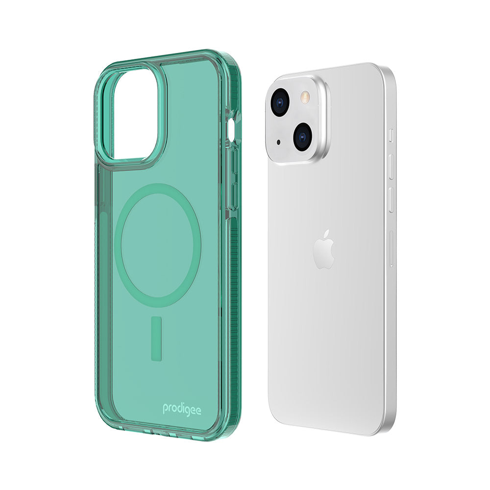 Prodigee - iPhone 14/13 - Carcasa Safetee Neo - Mint + Mag