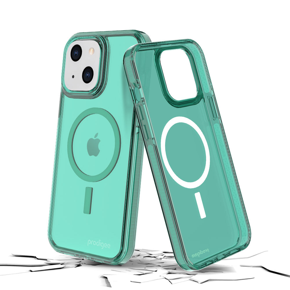 Prodigee - iPhone 14/13 - Carcasa Safetee Neo - Mint + Mag