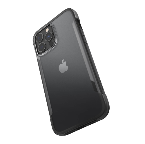 Raptic - iPhone 13 Pro Max - Carcasa Raptic Terrain (100% biodegradable material) - Black/Clear