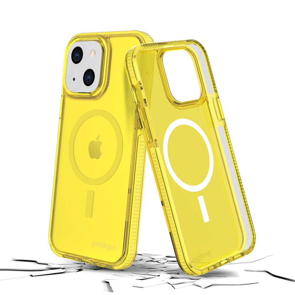 Prodigee - iPhone 14/13 - Carcasa Safetee Neo - Lemon + Mag