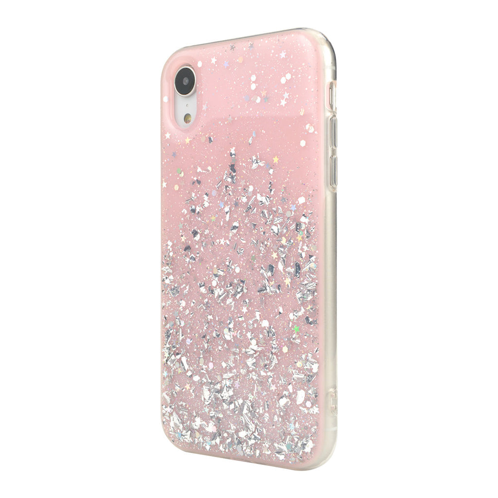 Wild Flag - iPhone XS Max - Carcasa Design Case - Stars and Moon - Pink Iridescent