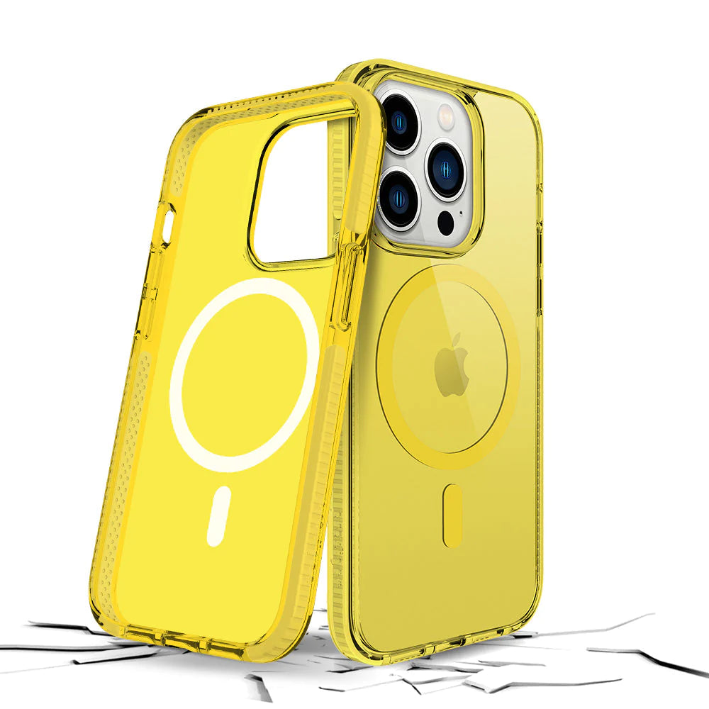 Prodigee - iPhone 14 Pro Max - Carcasa Safetee Neo - Lemon + Mag