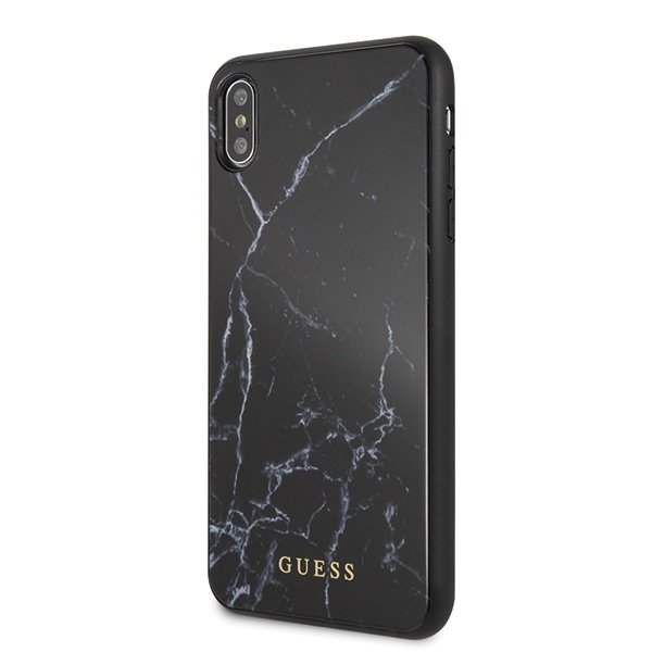 Guess - iPhone XS Max - Carcasa Marble Desing Case - Black