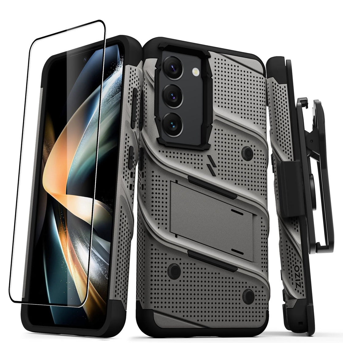 ZIZO - Galaxy S23 - Carcasa BOLT - Gun Metal Gray