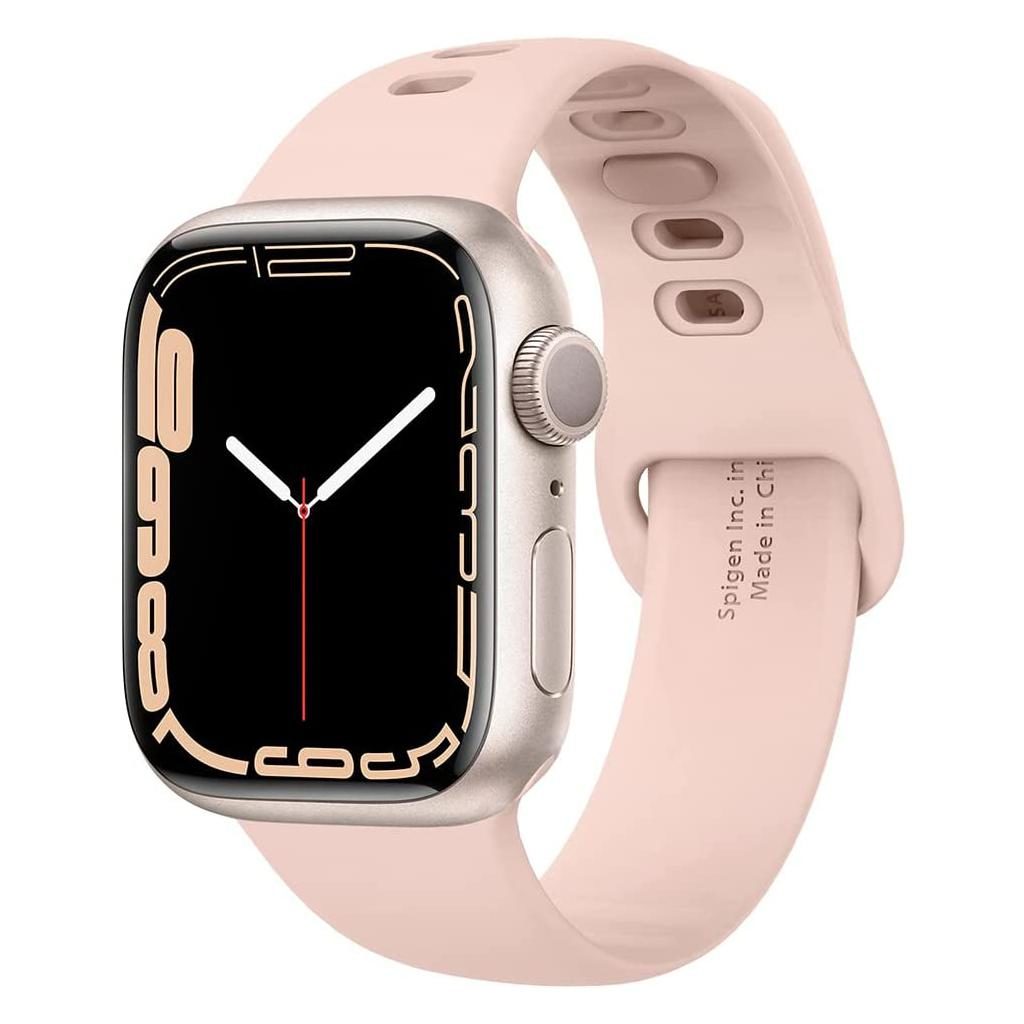 Spigen - Apple Watch 45/44/42 - Correa Silicone Fit - Rosa