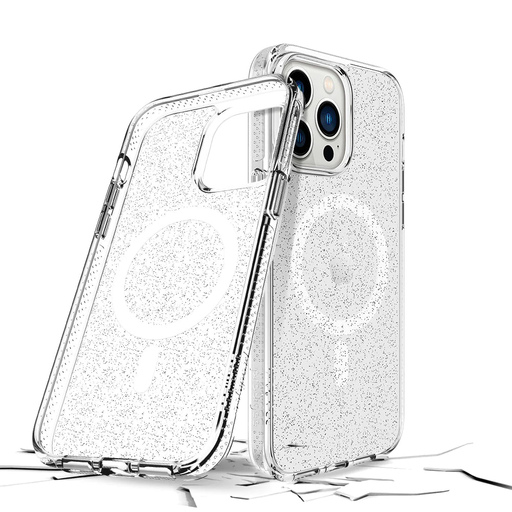 Prodigee - iPhone 14 Pro 6.1 - Carcasa Superstar - Clear + Mag