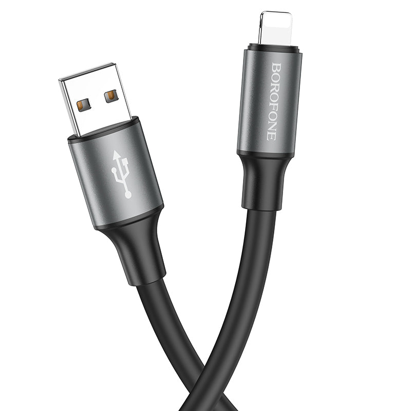 Borofone - BX82 iP Bountiful charging data cable - negro